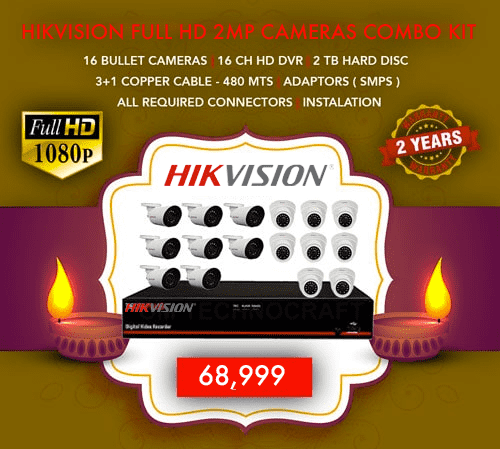 Hikvision 2MP 16 CCTV Camera